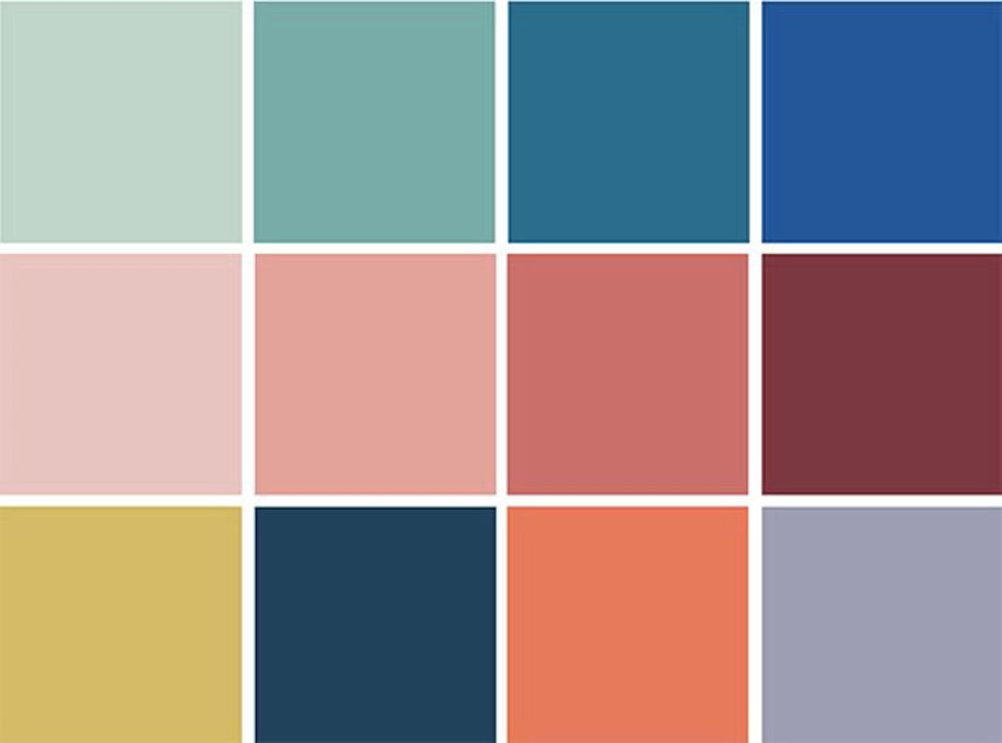 palette colori arredamento