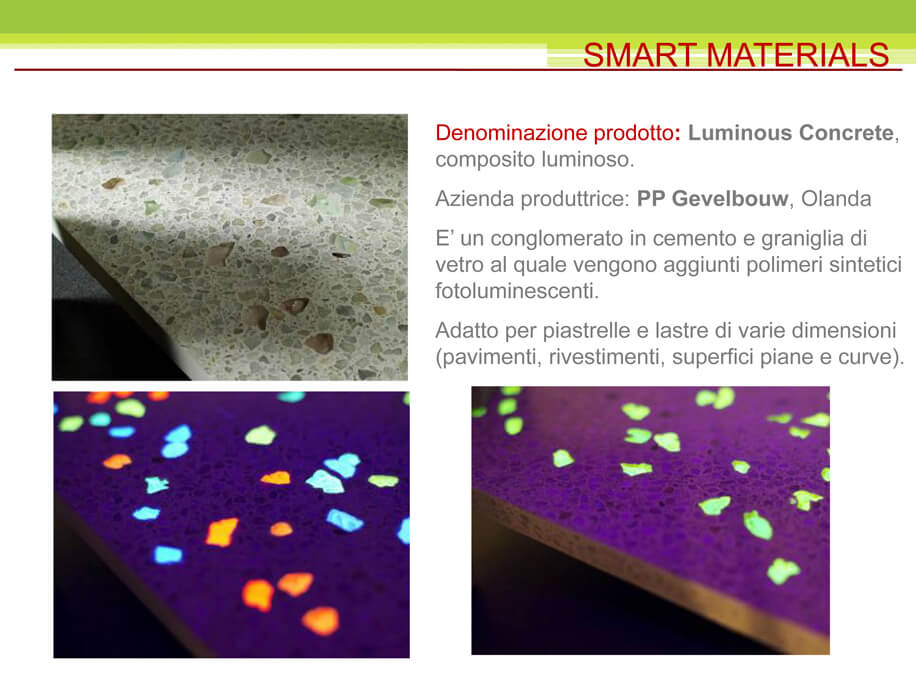 corsi viasolferino smart materials luminous concrete