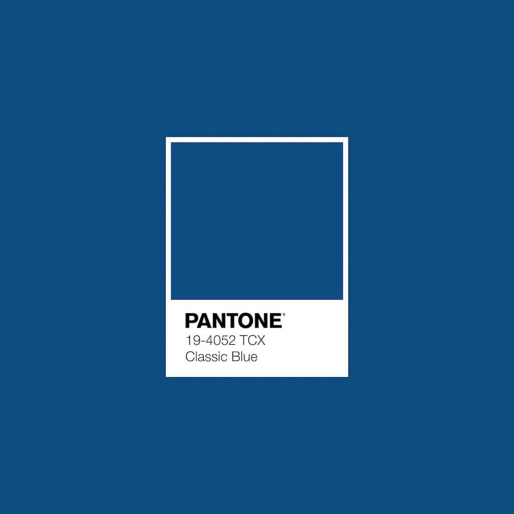 Classic Blue Colore pantone 2020